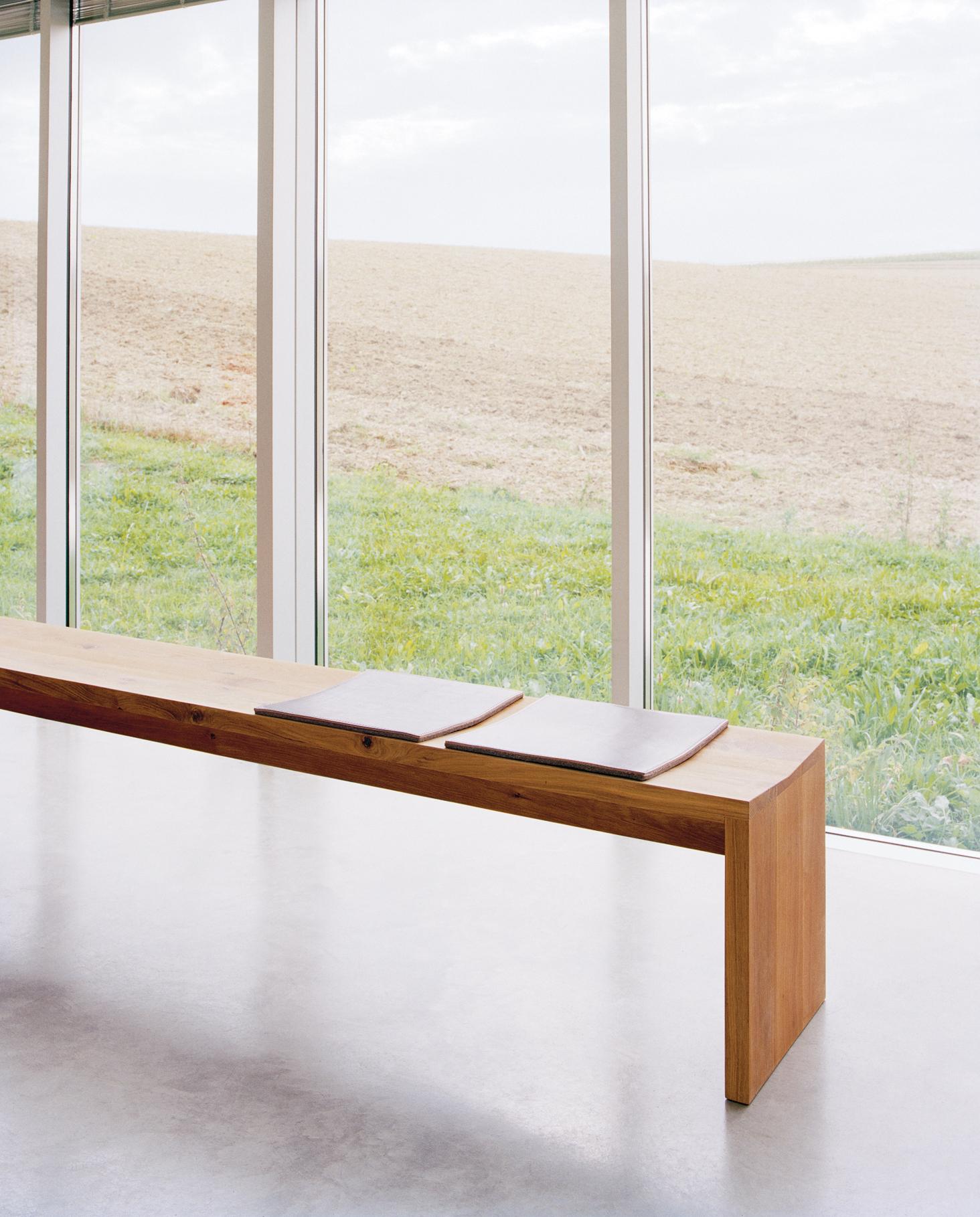 Modern e15 Calle Wood Bench by Philipp Mainzer For Sale