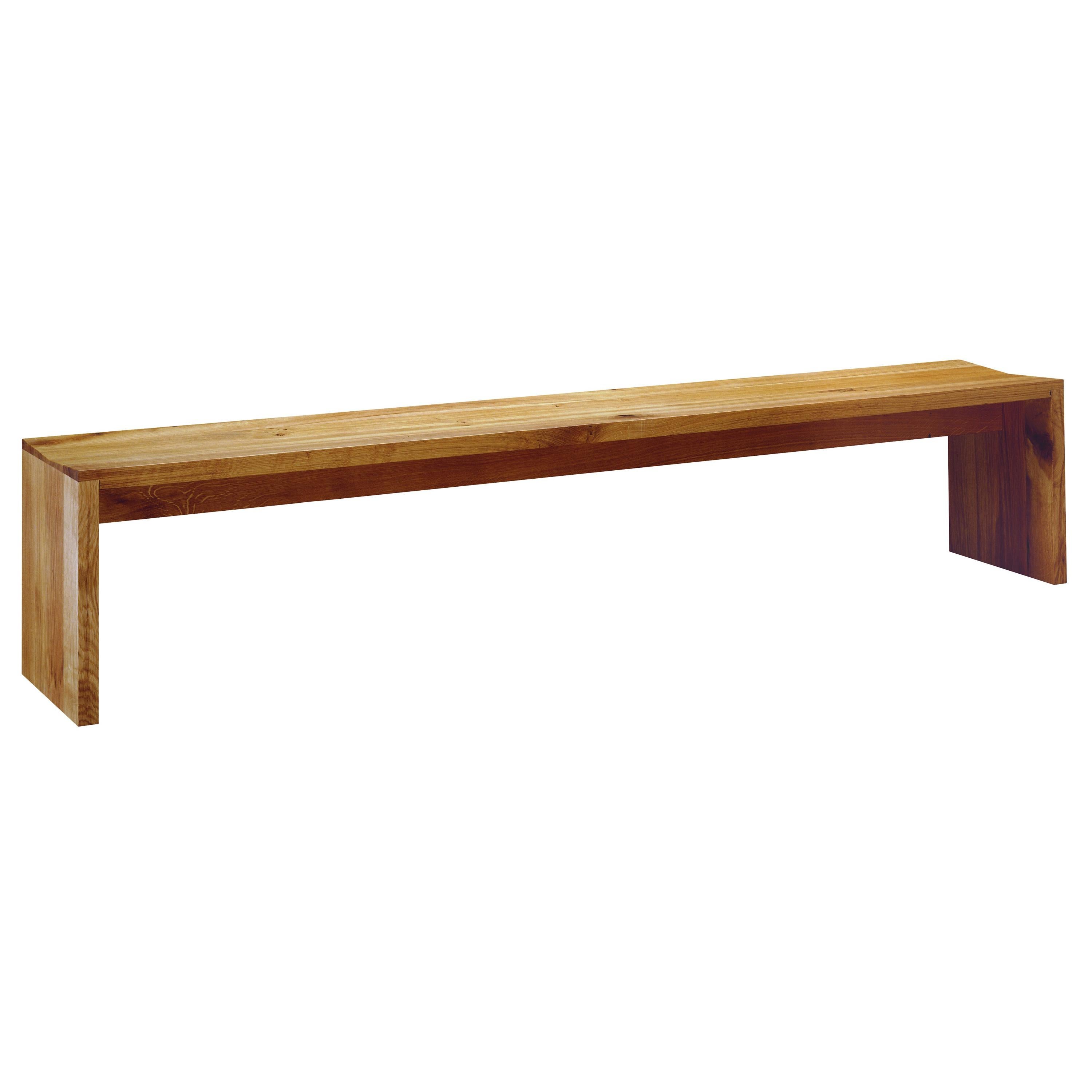 Im Angebot: E15 Calle Wood Bench von Philipp Mainzer, Brown (Oil Oaked)