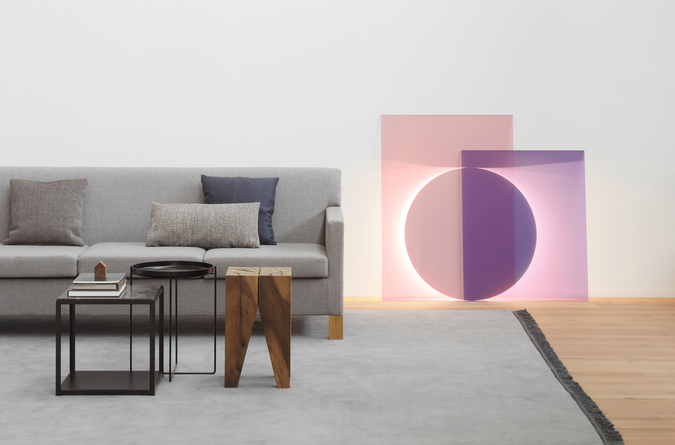 Contemporary e15 Colour Floor Light by Daniel Rybakken and Andreas Engesvik