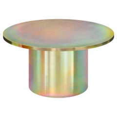 E15 Enoki  Zinkbeschichteter Beistelltisch aus Metall, entworfen von Philipp Mainzer