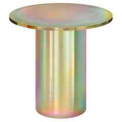 E15 Enoki  Tavolino in metallo zincato Design Philipp Mainzer