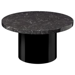 e15 Enoki Side table with Jet Black Base by Philipp Mainzer