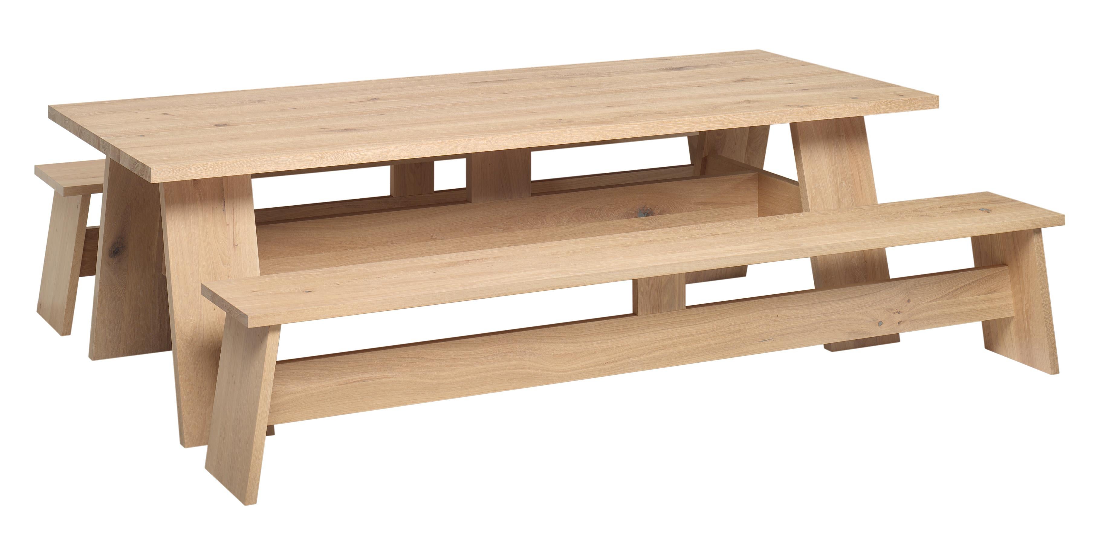 e15 Customizable Fawley Wood Bench by David Chipperfield In New Condition For Sale In New York, NY