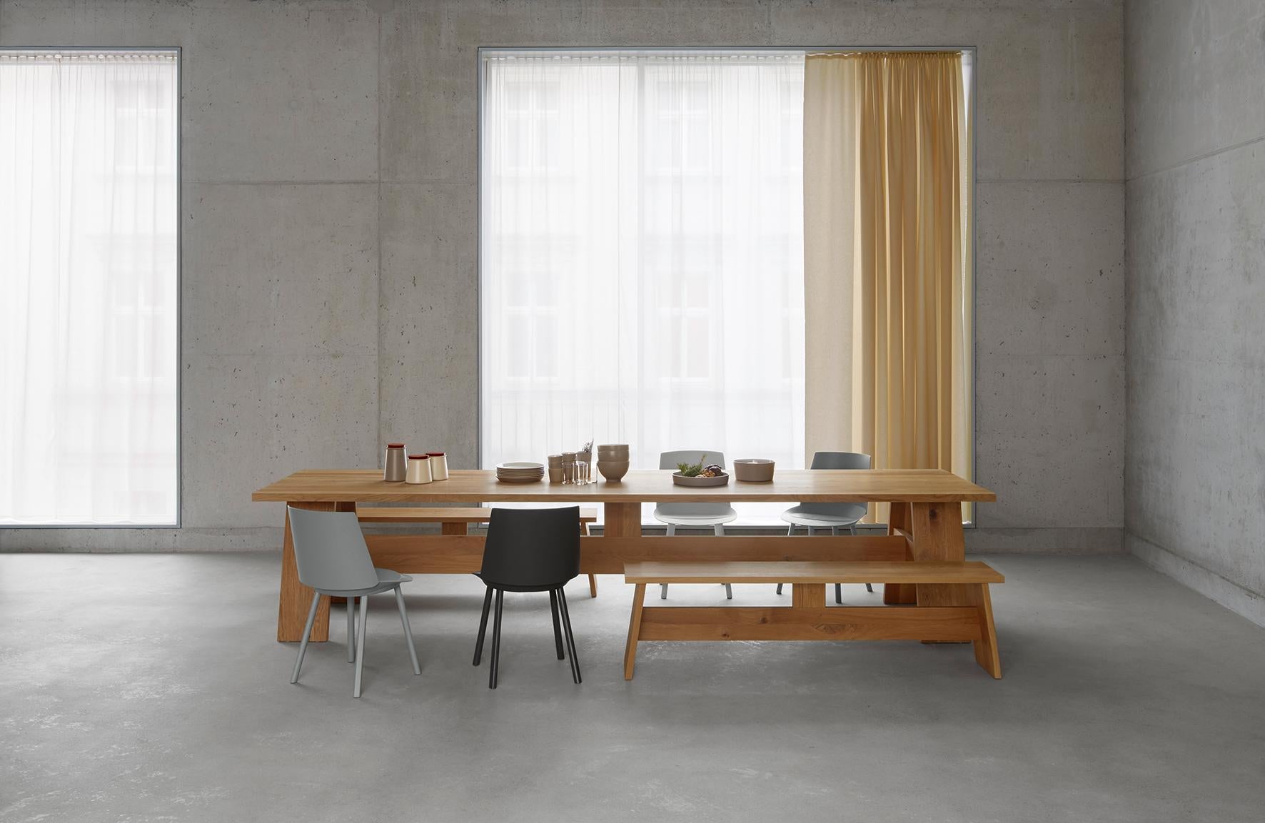 e15  Customizable Fayland Wood Table by David Chipperfield For Sale 3