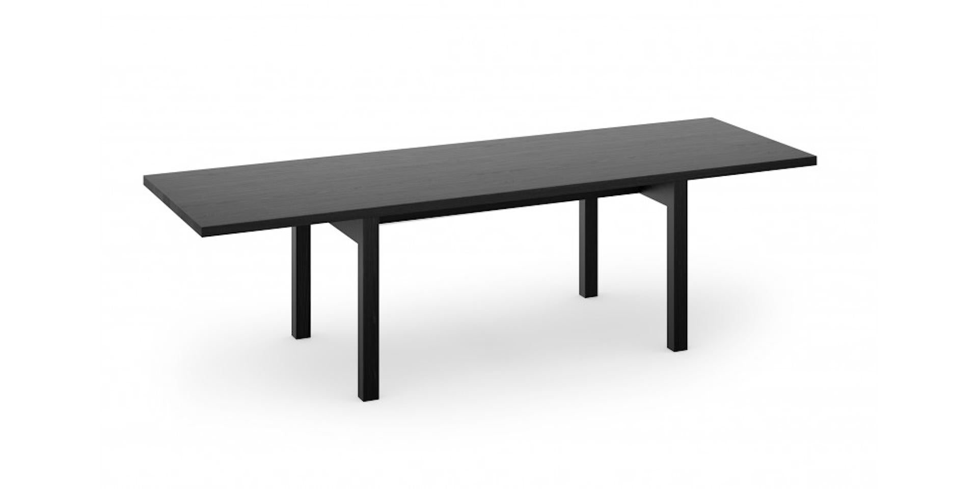 Table, European oak stained, lacquered Colour: jet black.

In 2012 David Chipperfield Architects were commissioned to restore the Neue Nationalgalerie in Berlin, an icon of twentieth-century architecture by Ludwig Mies van der Rohe, built from 1963