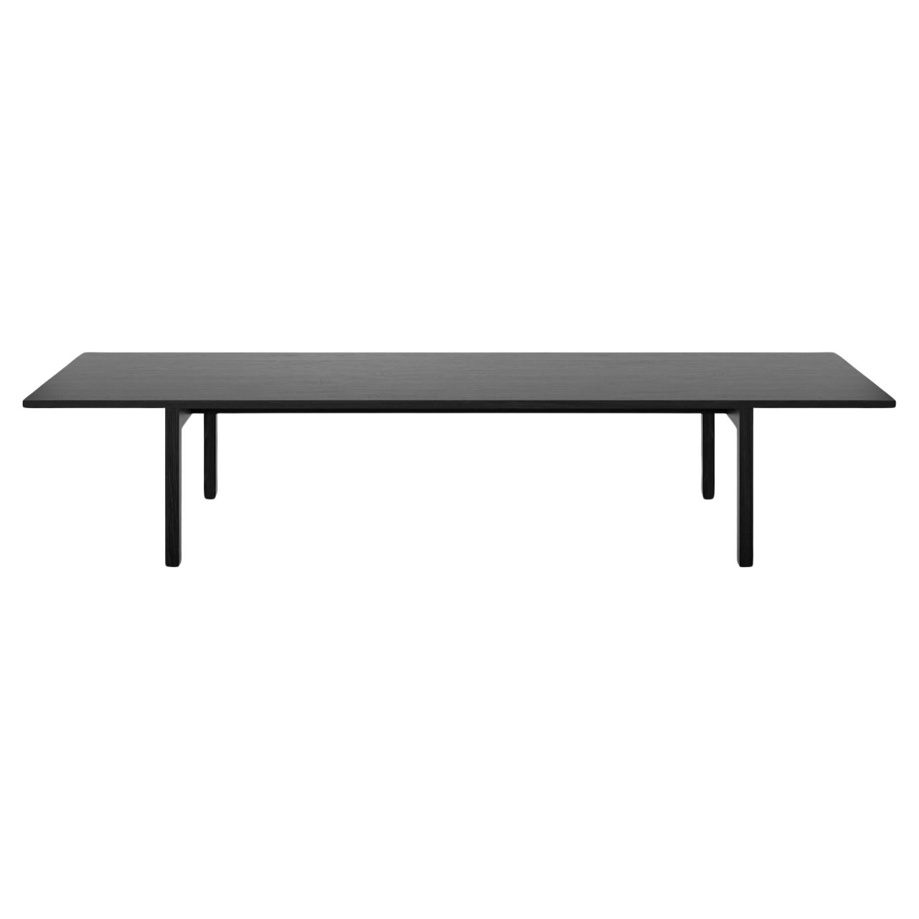e15 Galerie Jet Black Oak Stained Table by David Chipperfield in STOCK