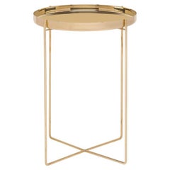e15 Habibi Brass Side Table by Philipp Mainzer in STOCK