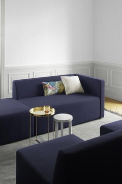 e15 Tavolino Habibi in ottone lucido disegnato da Philipp Mainzer in STOCK
