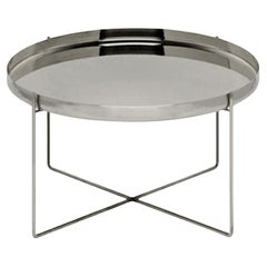 e15 Habibi Stainless Steel  Side Table by Philipp Mainzer in STOCK