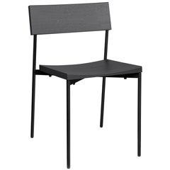 e15 Henning Chair with Jet-Black Frame by Philipp Mainzer