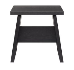 e15 Jet Black Langley Wood Side Table by David Chipperfield in STOCK