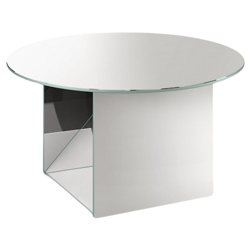 e15 Kaisa Mirror Glass Side table by  Annabelle Klute in Stock For Sale