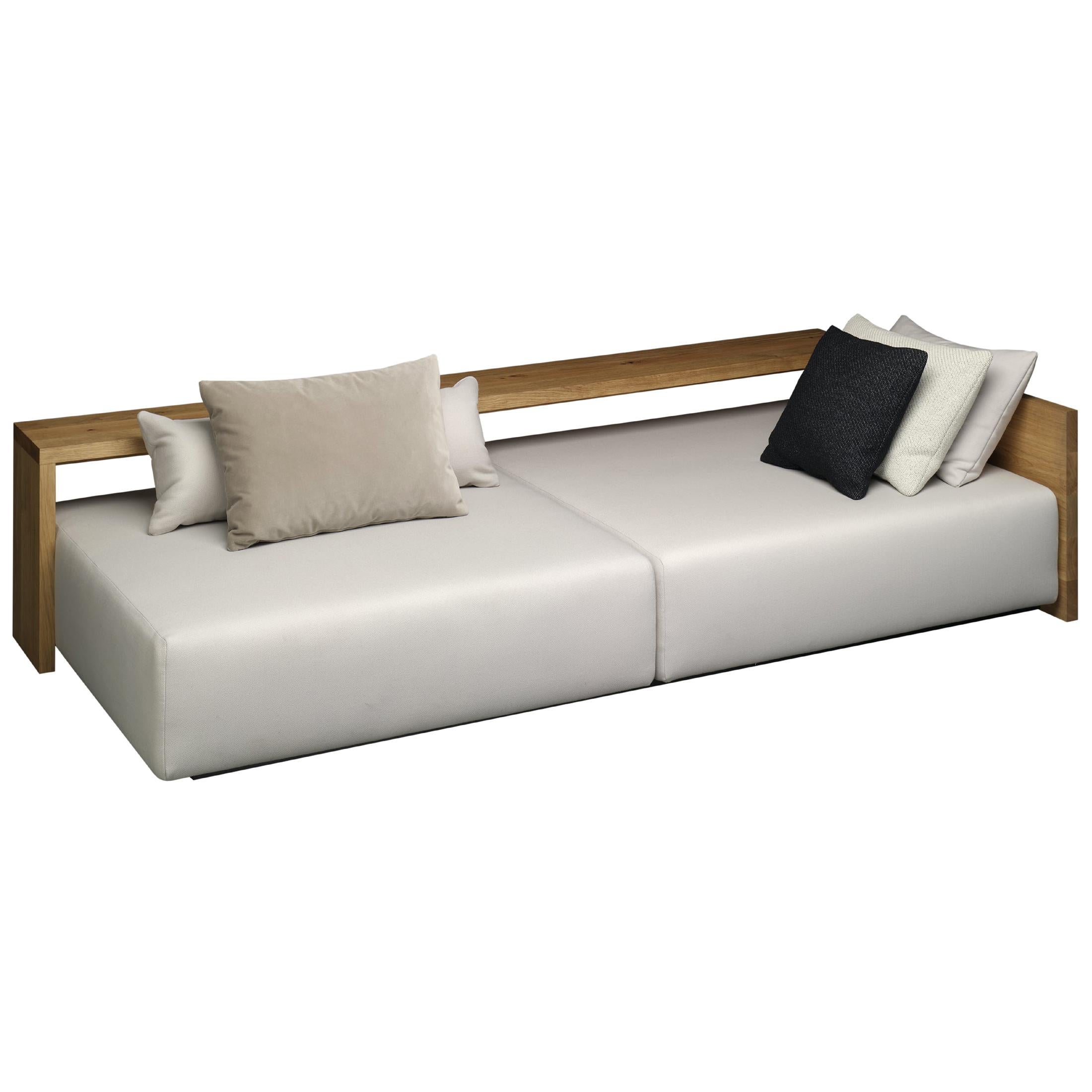 For Sale: White (Ivory Paris Texas) e15 Customizable Kashan Chaise  by Philipp Mainzer