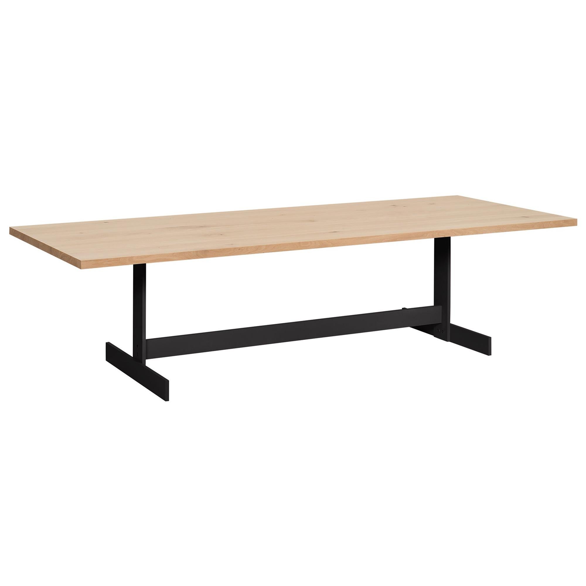 Im Angebot: Anpassbarer Kazimir-Tisch e15  von Philipp Mainzer, Brown (Waxed White Oak)