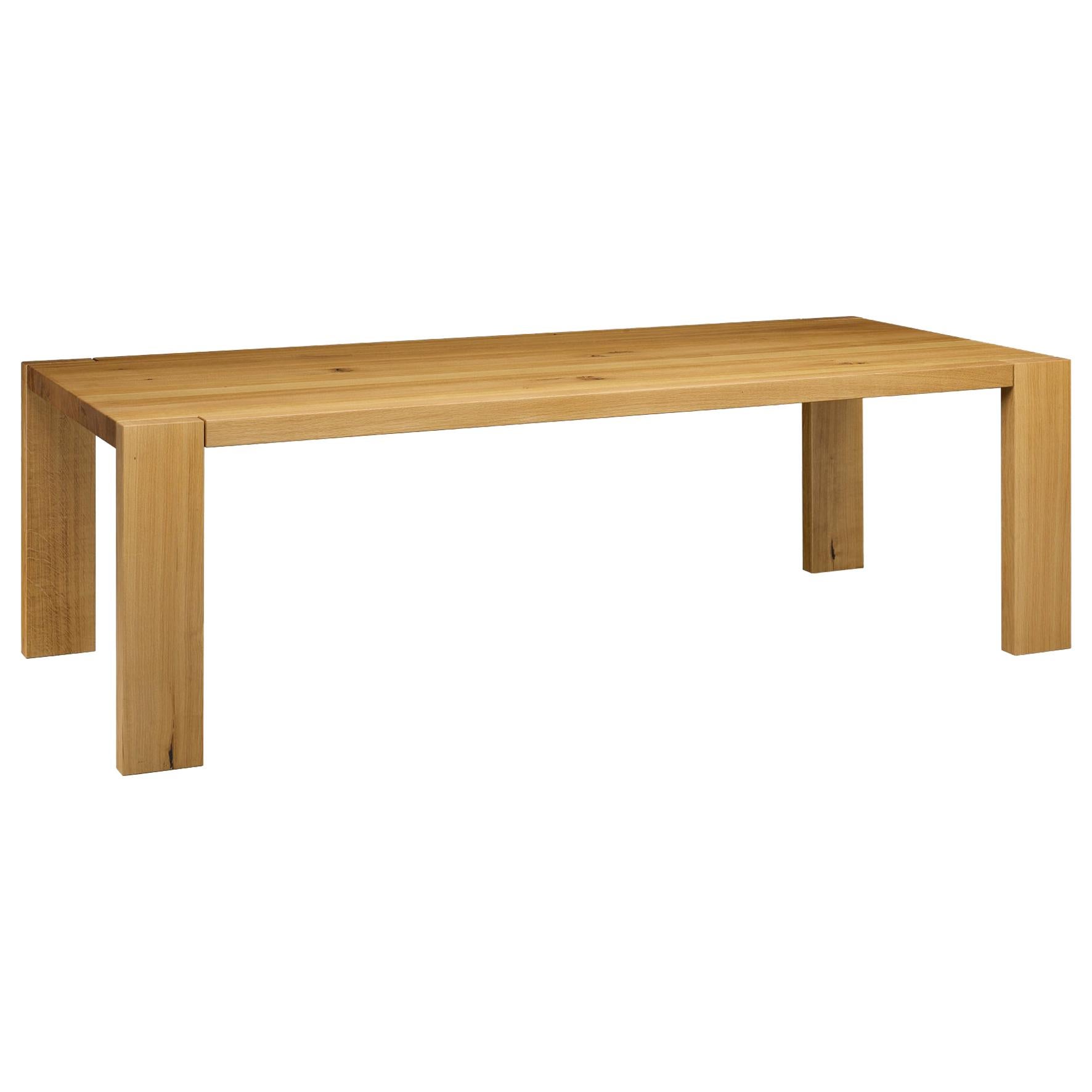 For Sale: Brown (Oil Oaked) e15 London Wood Table by Philipp Mainzer