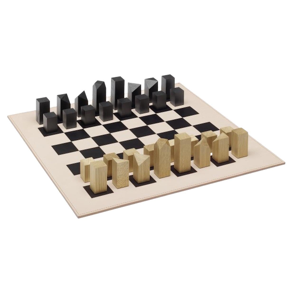 E15 Nona Chessboard & Chess Figures by Annabelle Klute  For Sale
