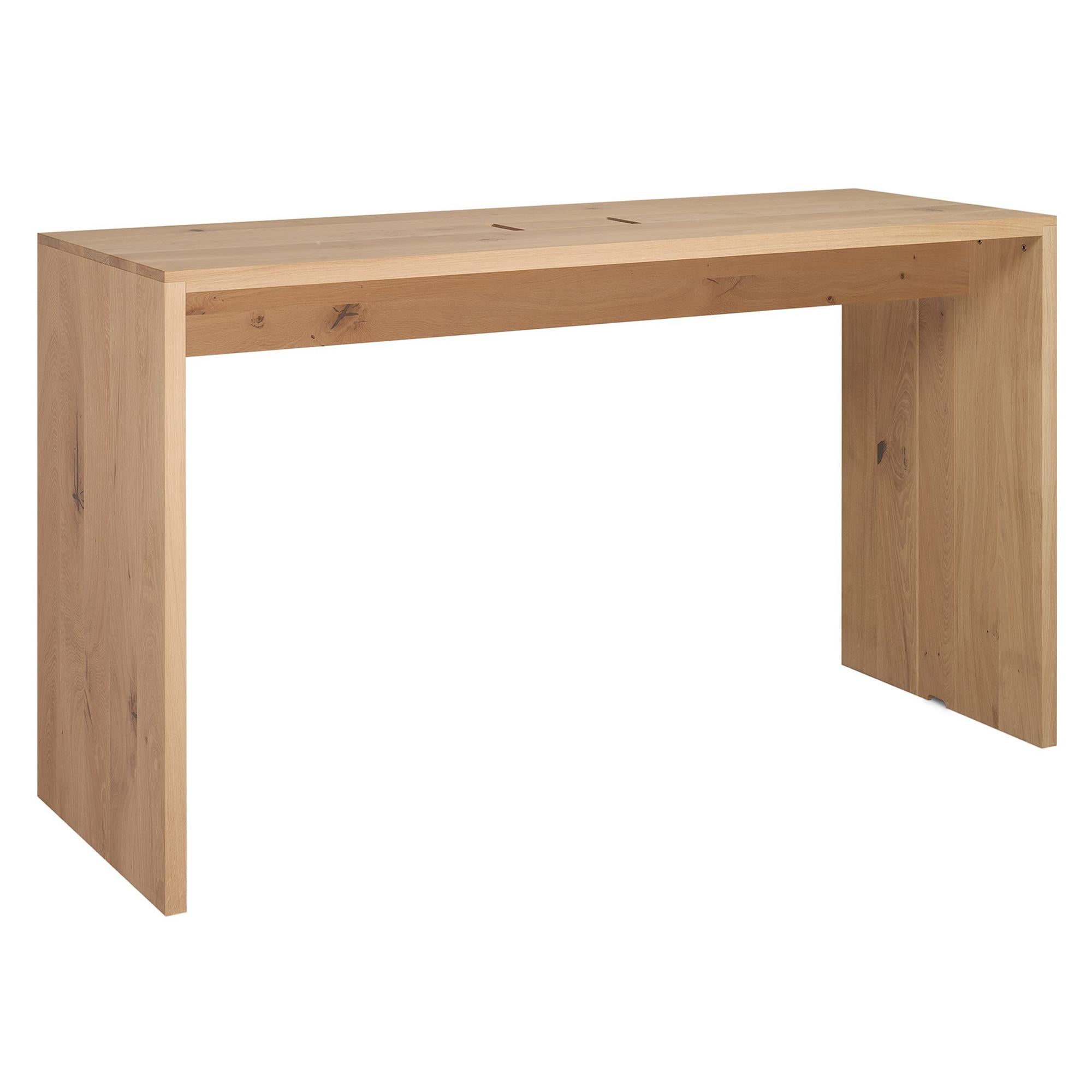 En vente : Brown (Waxed White Oak) Table haute en bois Ponte e15 de Philipp Mainzer