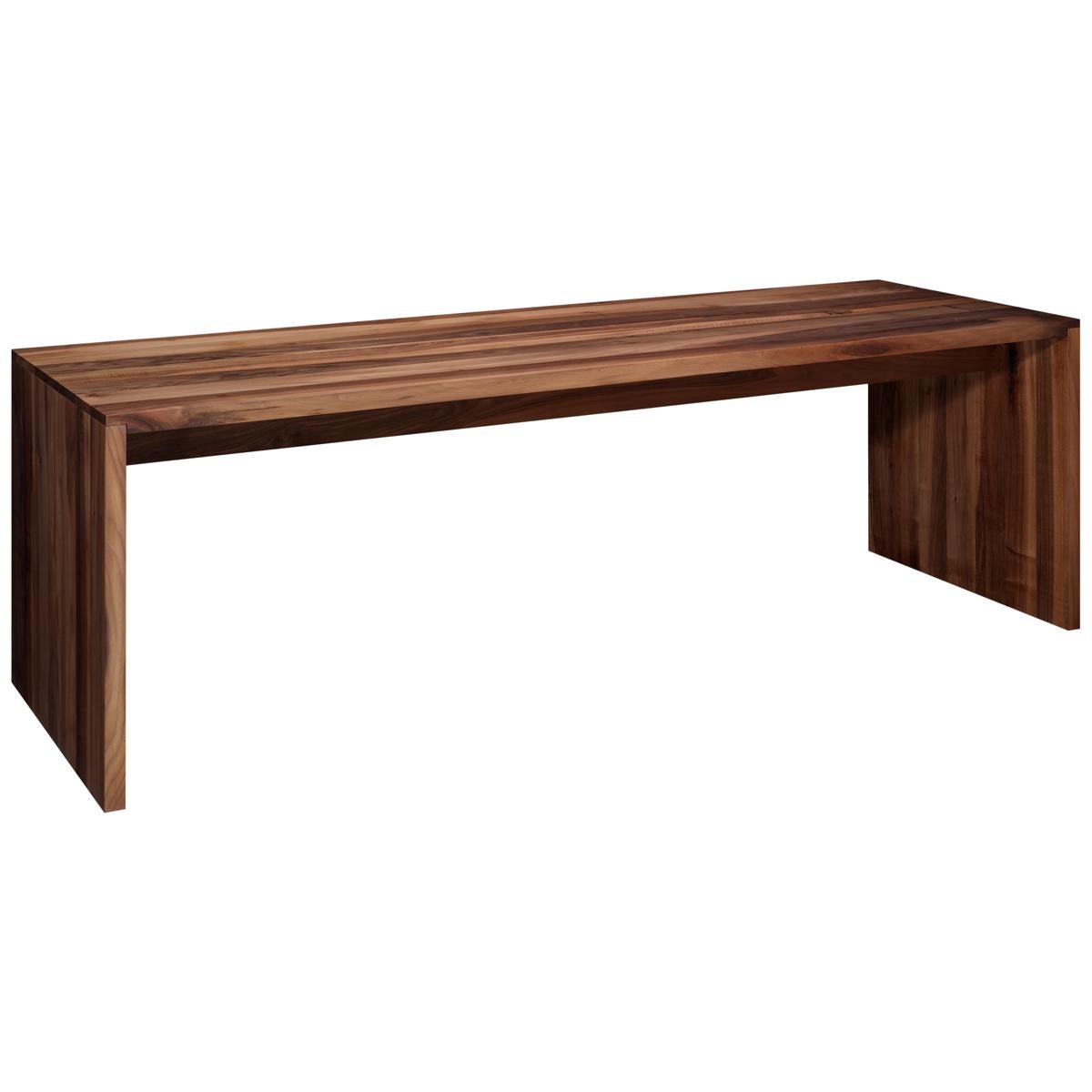 En vente : Brown (Oiled Walnut) Table en bois Ponte e15 de Philipp Mainzer