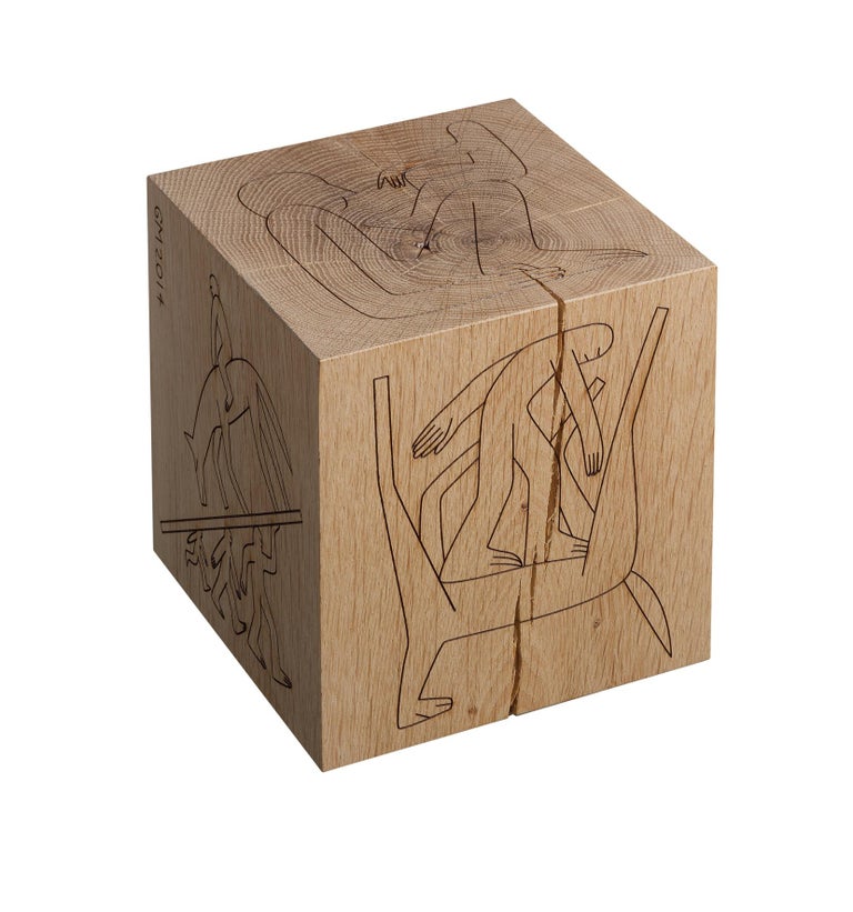 Artist and illustrator Geoff McFetridge creates the limited edition Bigfoot dice celebrating the twentieth year of e15 and its first product, the iconic table Bigfoot designed by the company’s co-founder and architect Philipp Mainzer. Etched onto