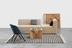 e15 Selected Calvert Chess Coffee Wood Table by Ferdinand Kramer