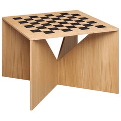 e15 Selected Calvert Chess Coffee Wood Table by Ferdinand Kramer