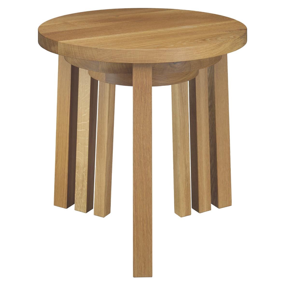 For Sale: Brown (Oil Oaked) e15 Set of 3 Alex Side Tables by Philippe Allaeys