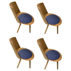 E15 Set of Four Houdini Chairs Designed by Stefan Diez