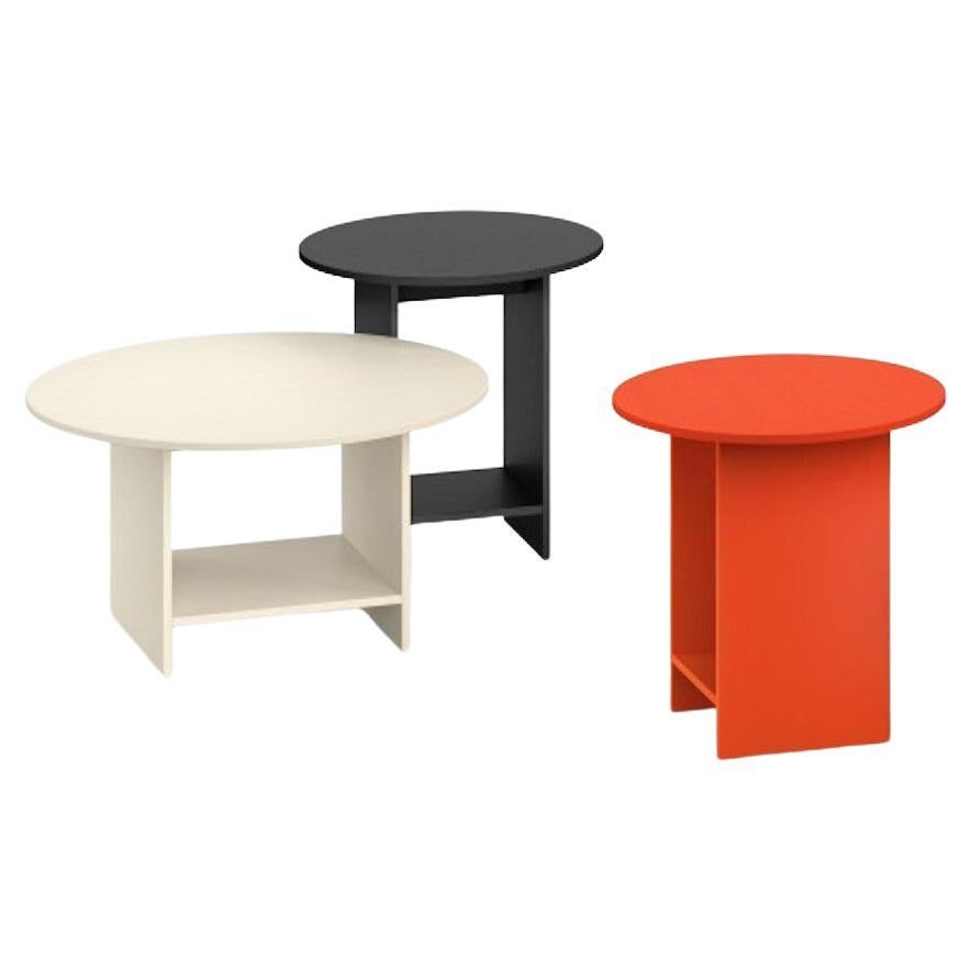 e15 Set of Three Heiji Side Tables by Philipp Mainzer For Sale