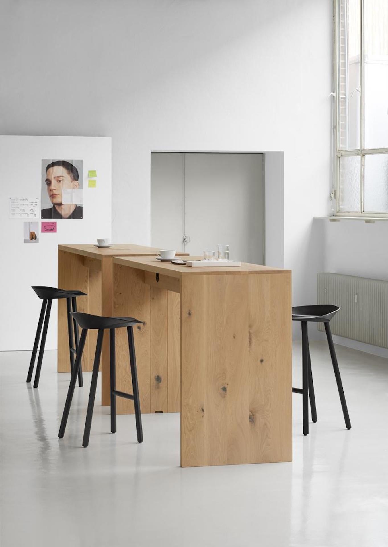 e15 Set of Two Jean Stools by Stefan Diez in STOCK In Excellent Condition For Sale In New York, NY