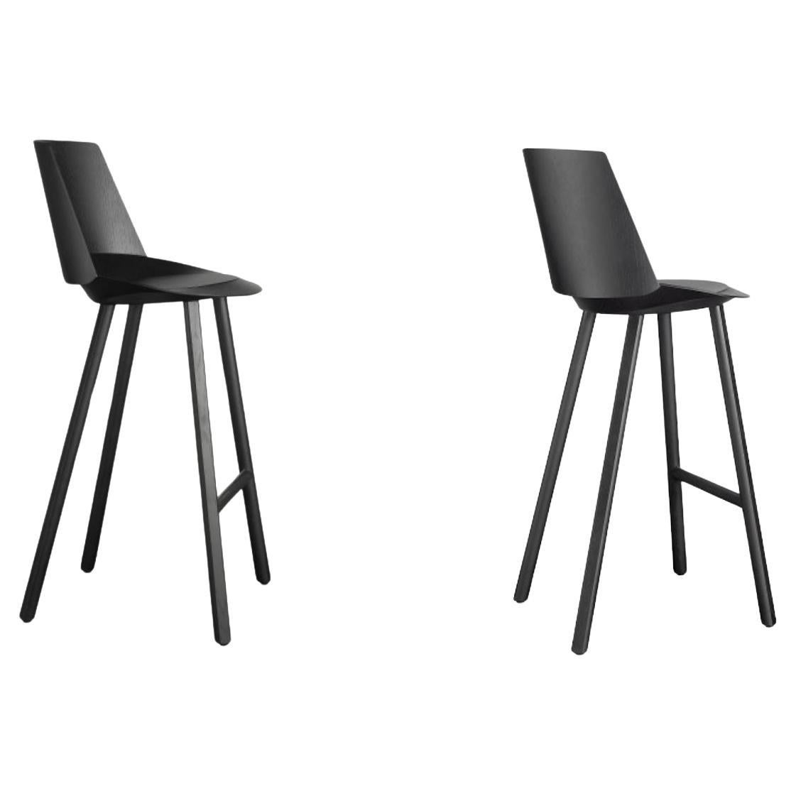 e15 Set of Two Jean Stools by Stefan Diez in STOCK