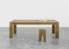 e15 Solid Oak Bigfoot Table by Philipp Mainzer