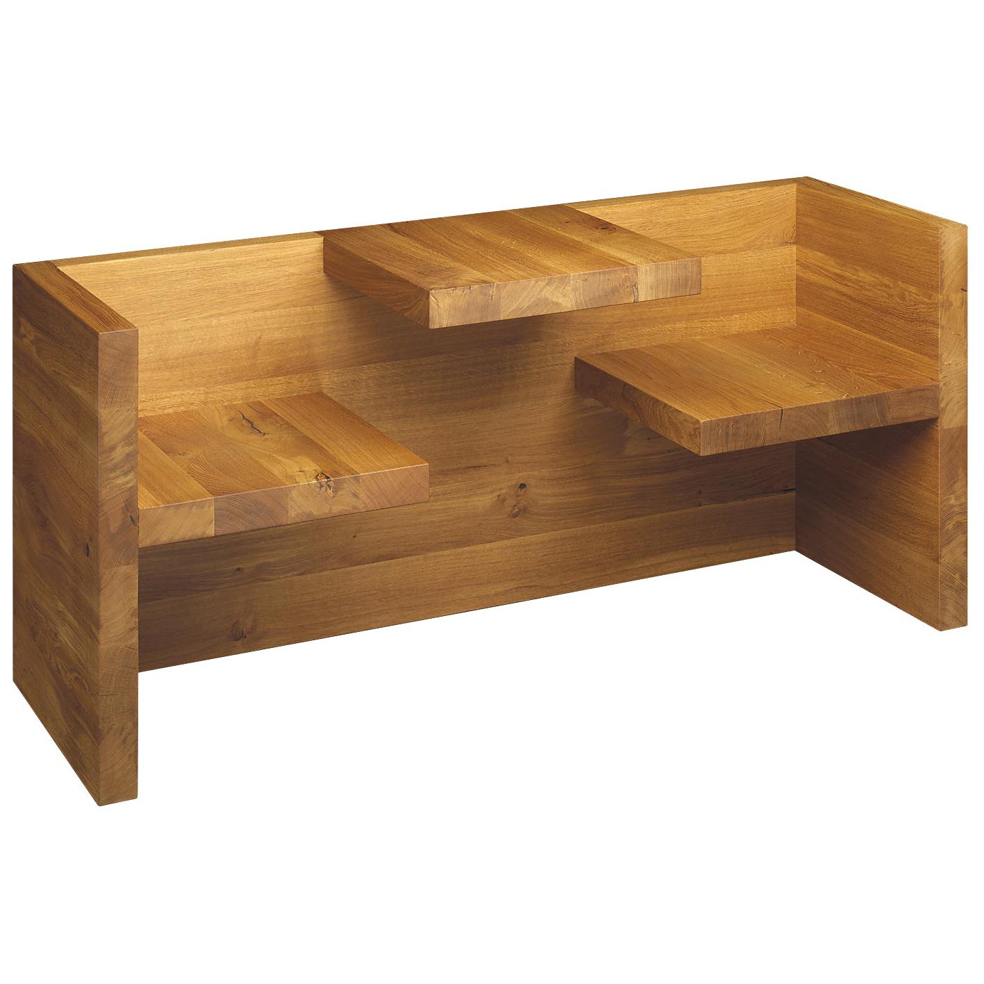 Im Angebot: e15 Tafel Tischbank von Hans De Pelsmacker, Brown (Oil Oaked)