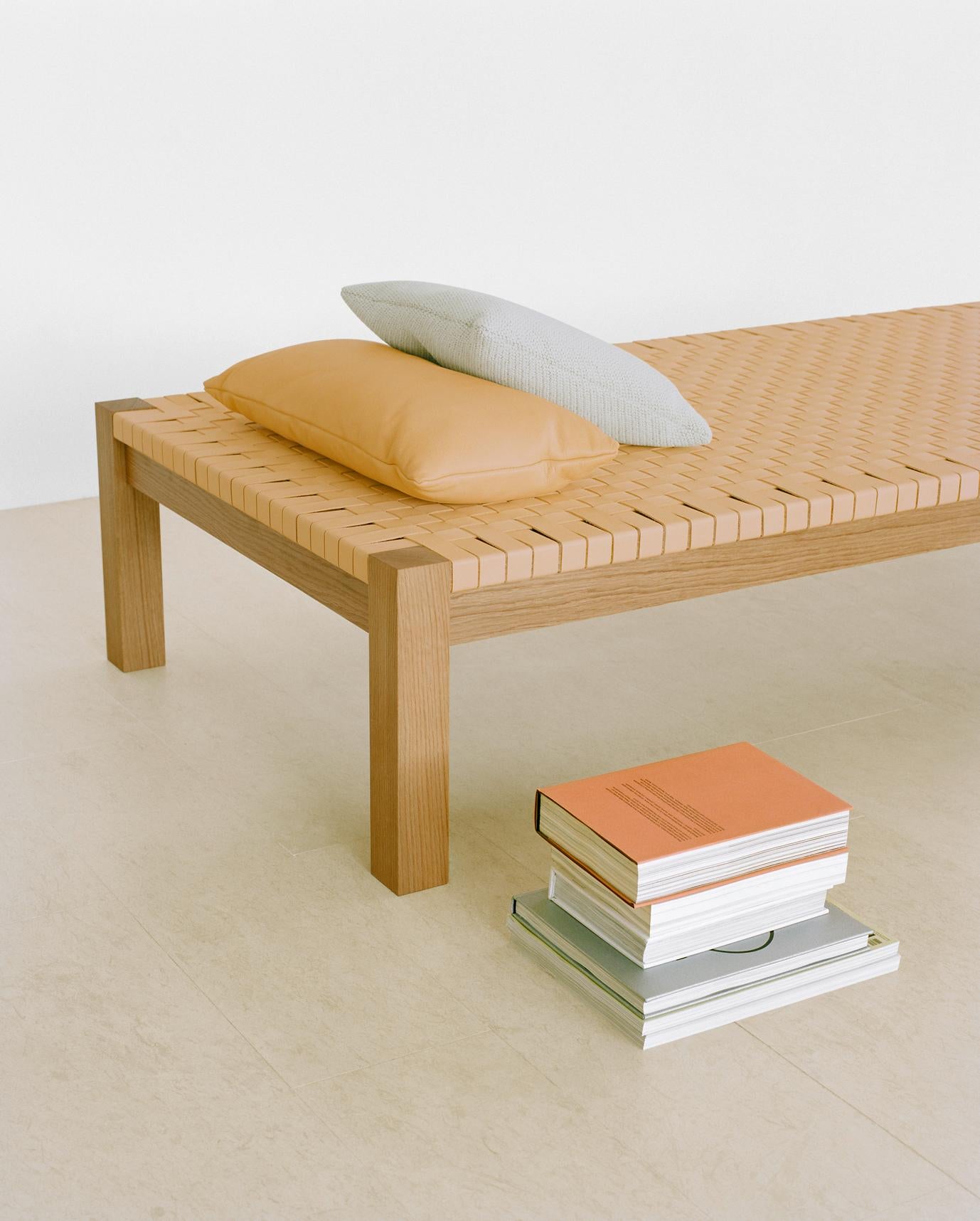 e15 Theban Daybed with Oak Waxed Base by Ferdinand Kramer For Sale 2