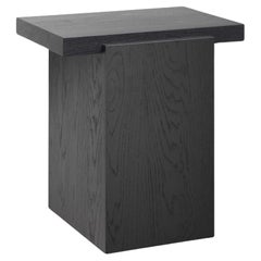 Table d'appoint e15 Tore Jet Black European Oak de David Thulstrup en stock