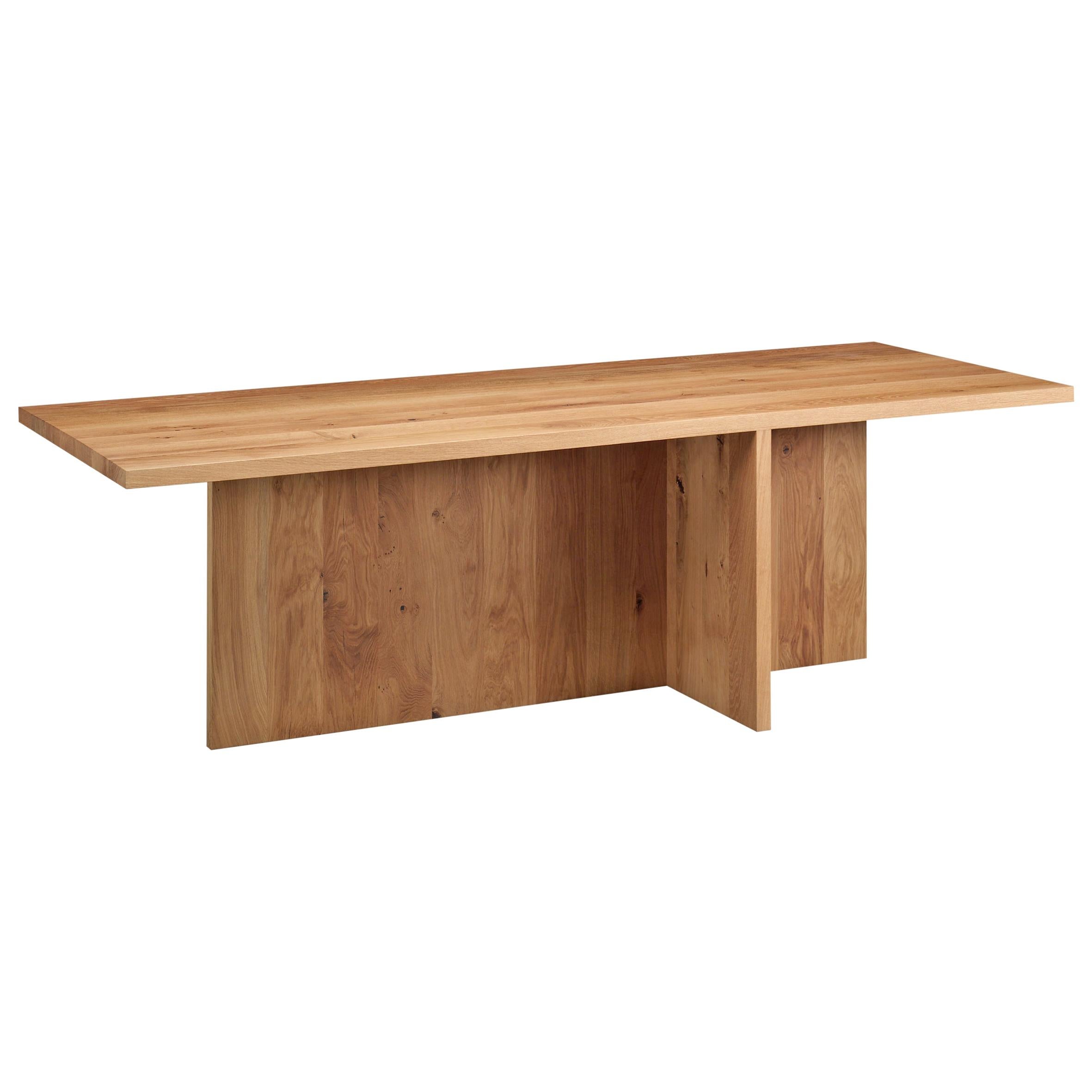 For Sale: Brown (Oiled Walnut) e15 Customizable Zehn Wood Table by Philipp Mainzer