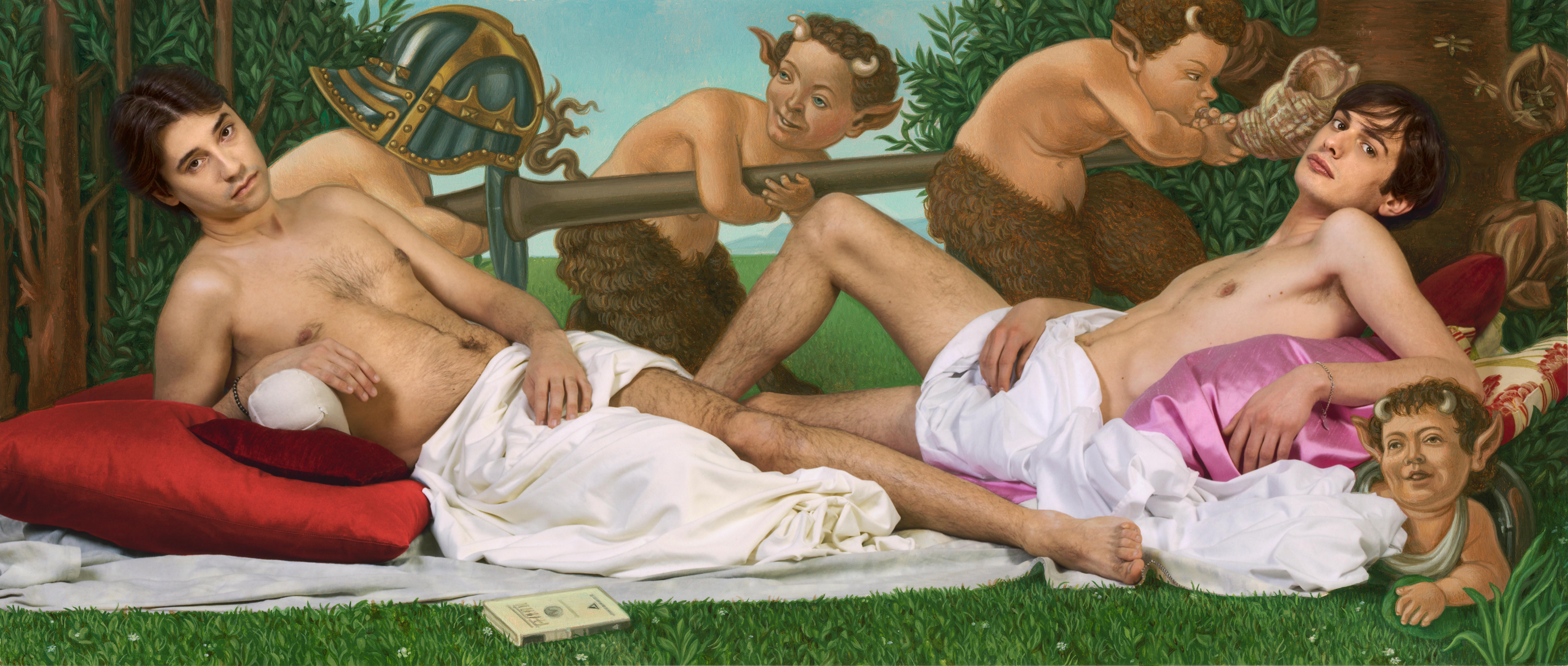 E2 - Kleinveld & Julien Nude Photograph - Ode to Botticelli's Venus & Mars