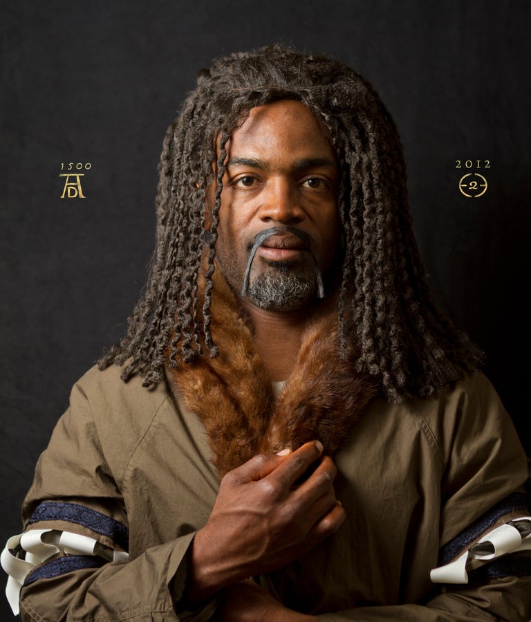 E2 - Kleinveld & Julien Figurative Photograph - Ode to Durer's Self-Portrait at Twenty-Eight