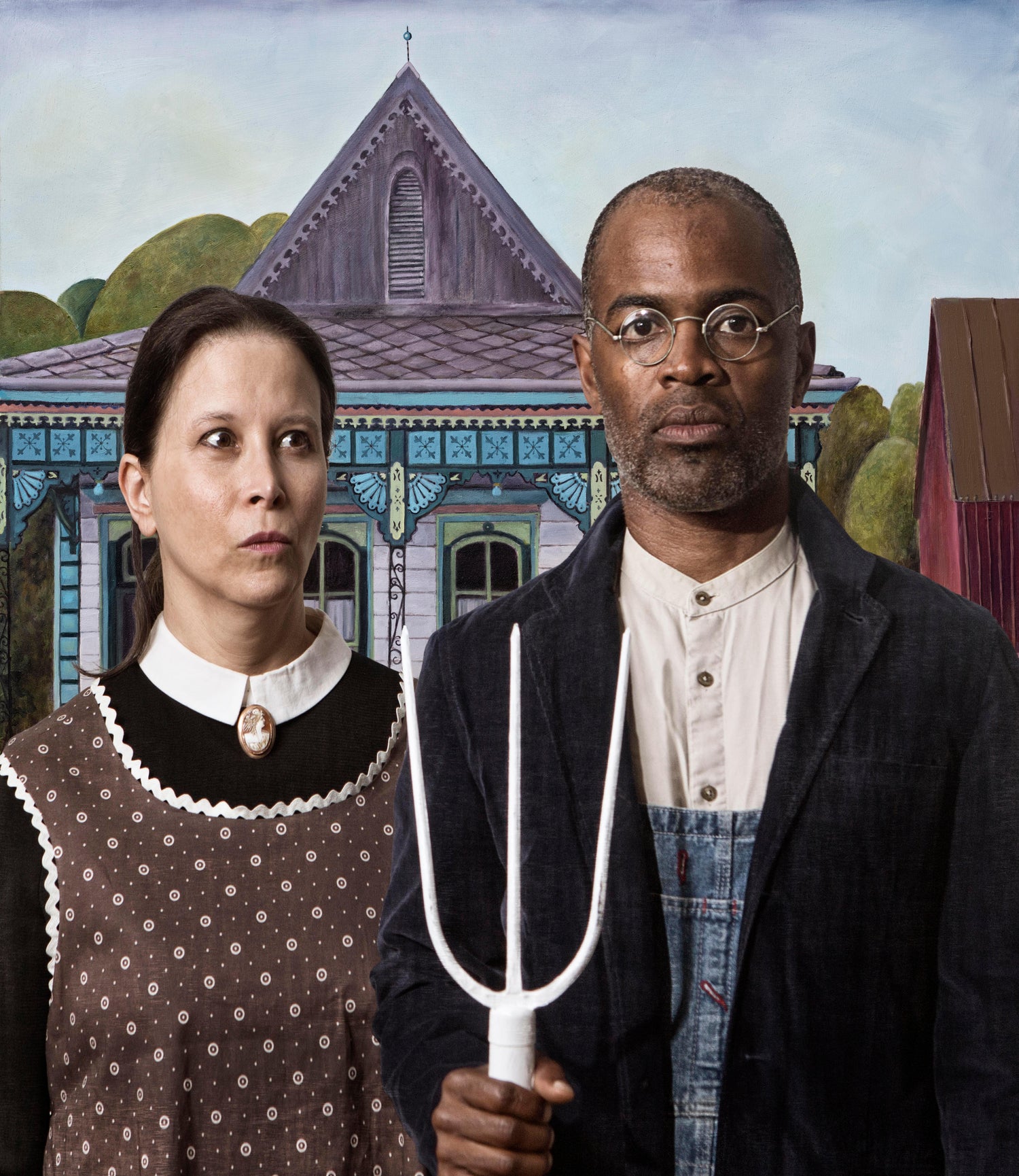E2 Kleinveld Julien Ode To Grant Wood S American Gothic For