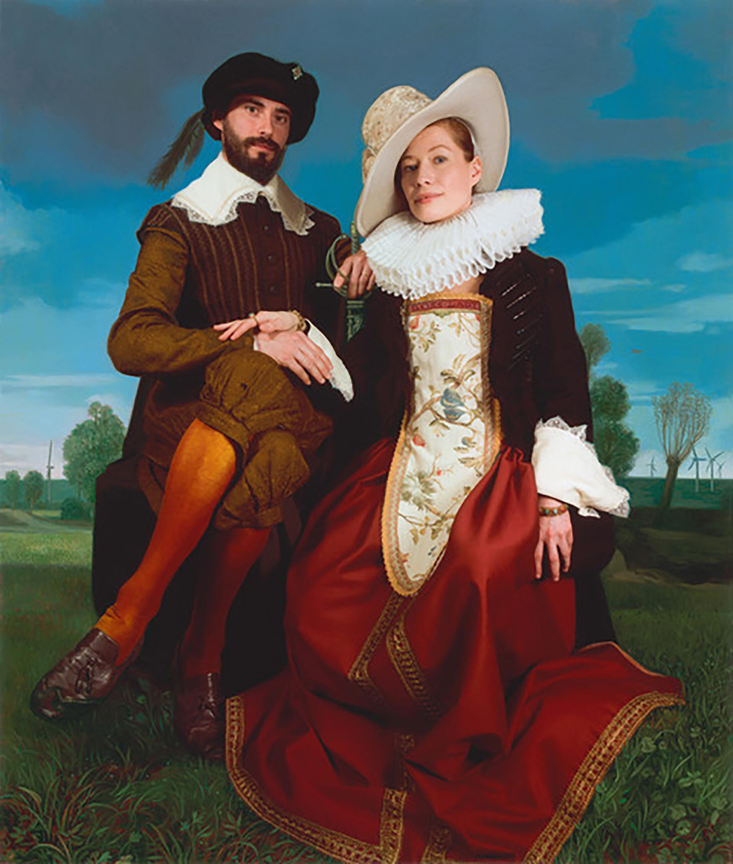 E2 - Kleinveld & Julien Portrait Photograph - Ode to Rubens' Self-Portrait with Isabella Brant