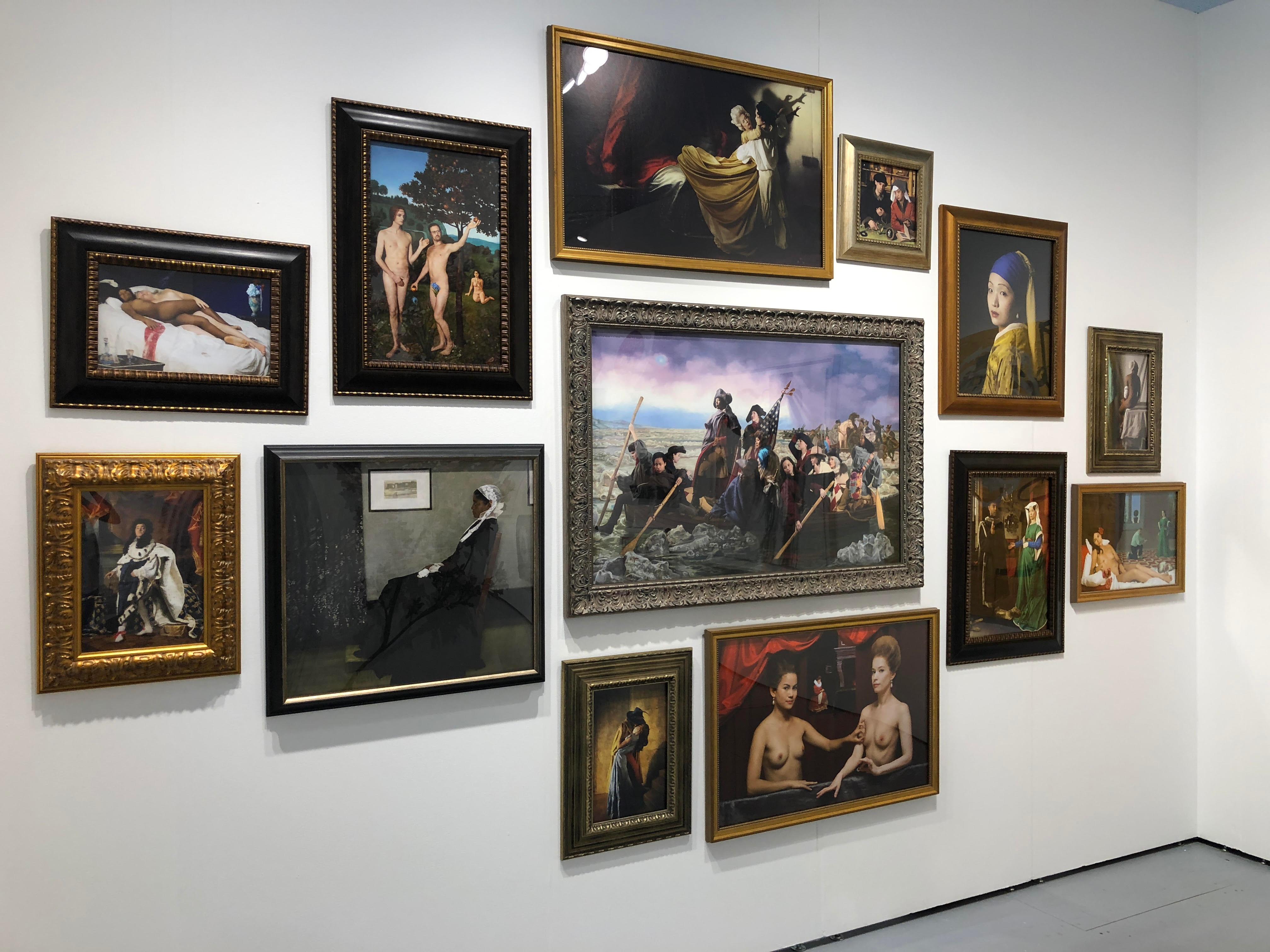 Ode alla Venere di Velasquez al suo specchio - Figurative Photograph Marrone di E2 - Kleinveld & Julien