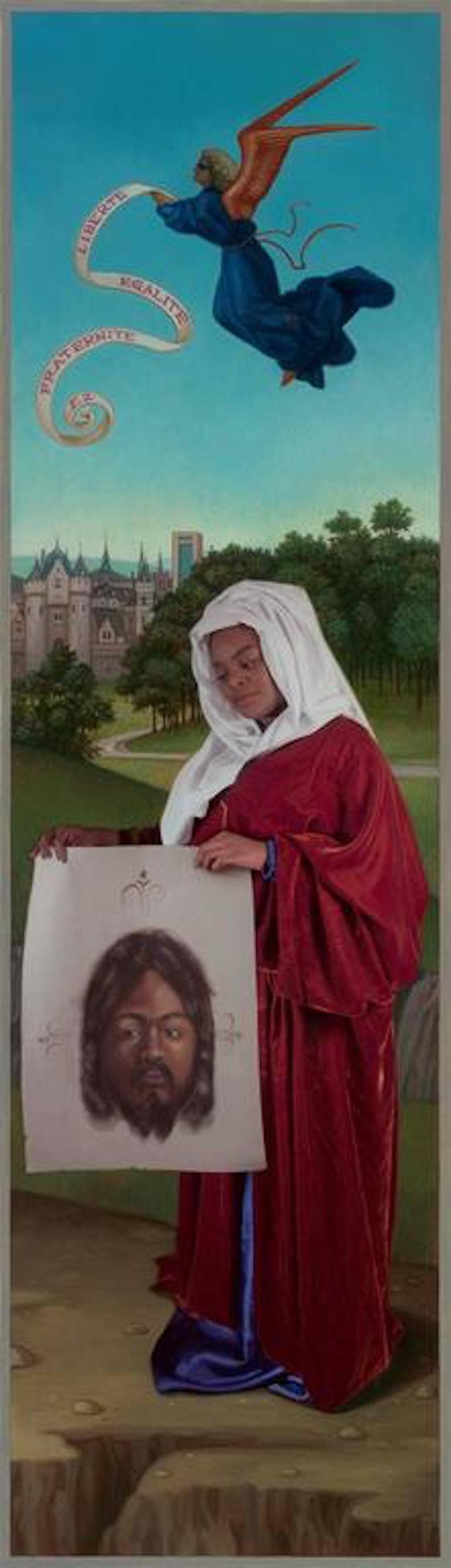 Figurative Print di E2 - Kleinveld & Julien - Ode alla Crocifissione di Van der Weyden