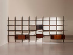 Osvaldo Borsani E22 Bookcase Wall Unit for Tecno, Italy, 1950s