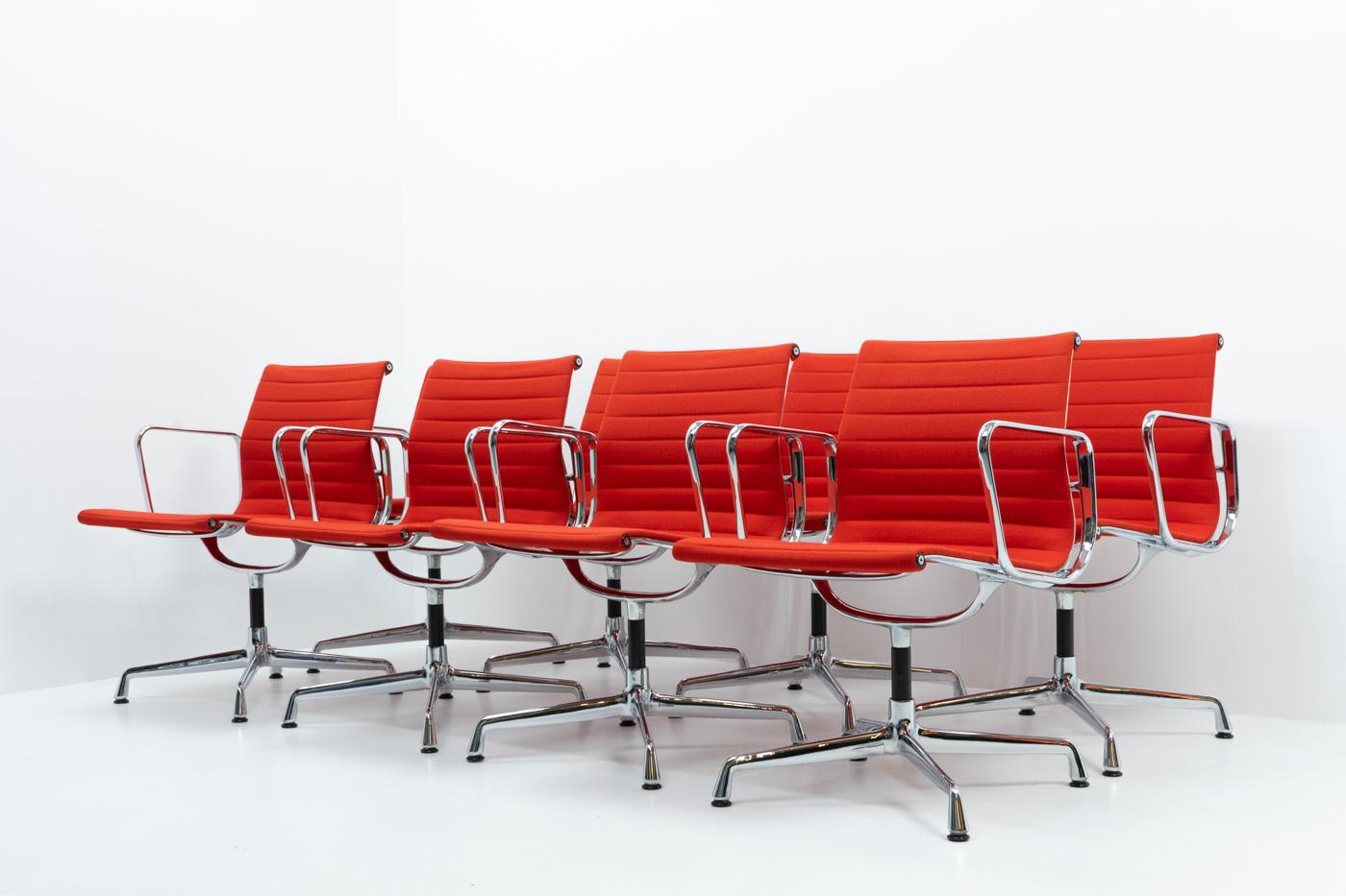 German EA 107 Alu Group Office Chairs, Vitra / Herman Miller, 1980s