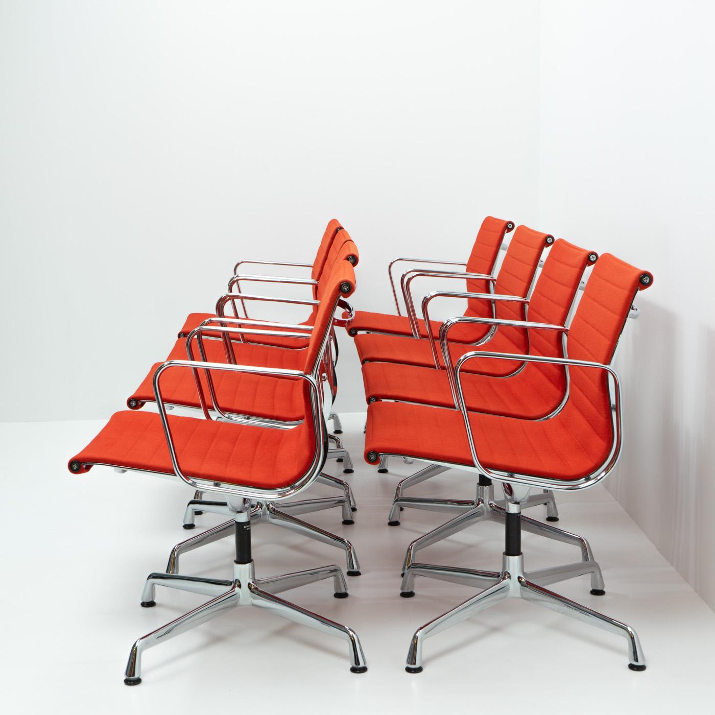 EA 107 Alu Group Office Chairs, Vitra / Herman Miller, 1980s In Good Condition In Renens, CH