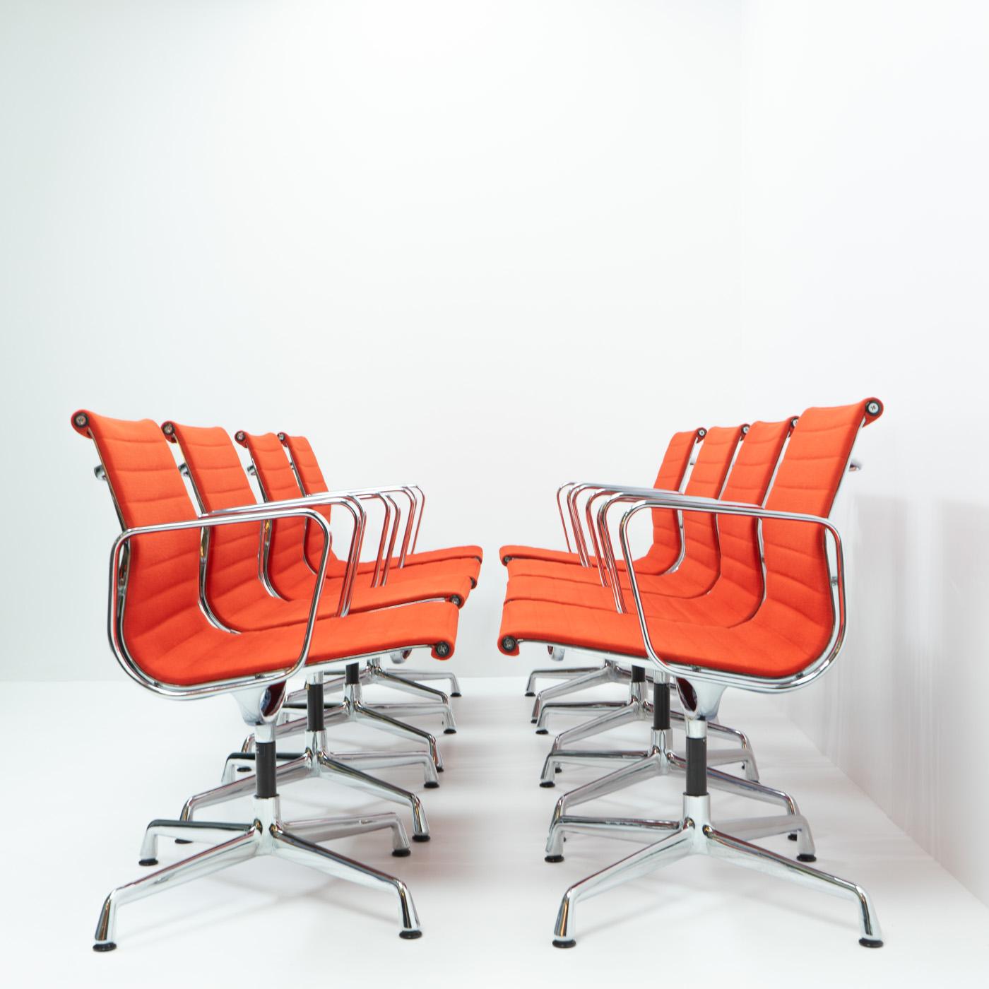 Late 20th Century EA 107 Alu Group Office Chairs, Vitra / Herman Miller, 1980s