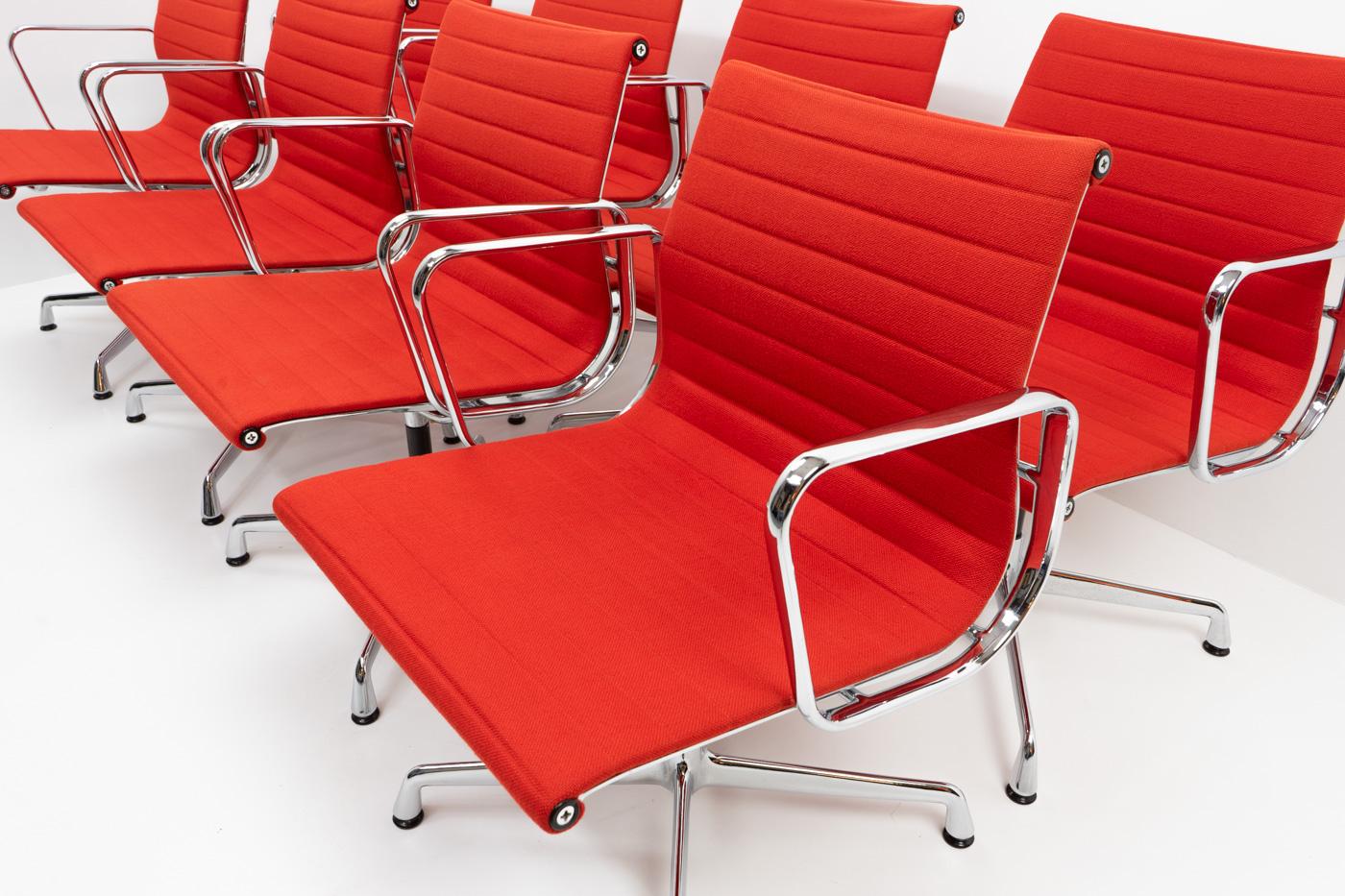 EA 107 Alu Group Office Chairs, Vitra / Herman Miller, 1980s 1