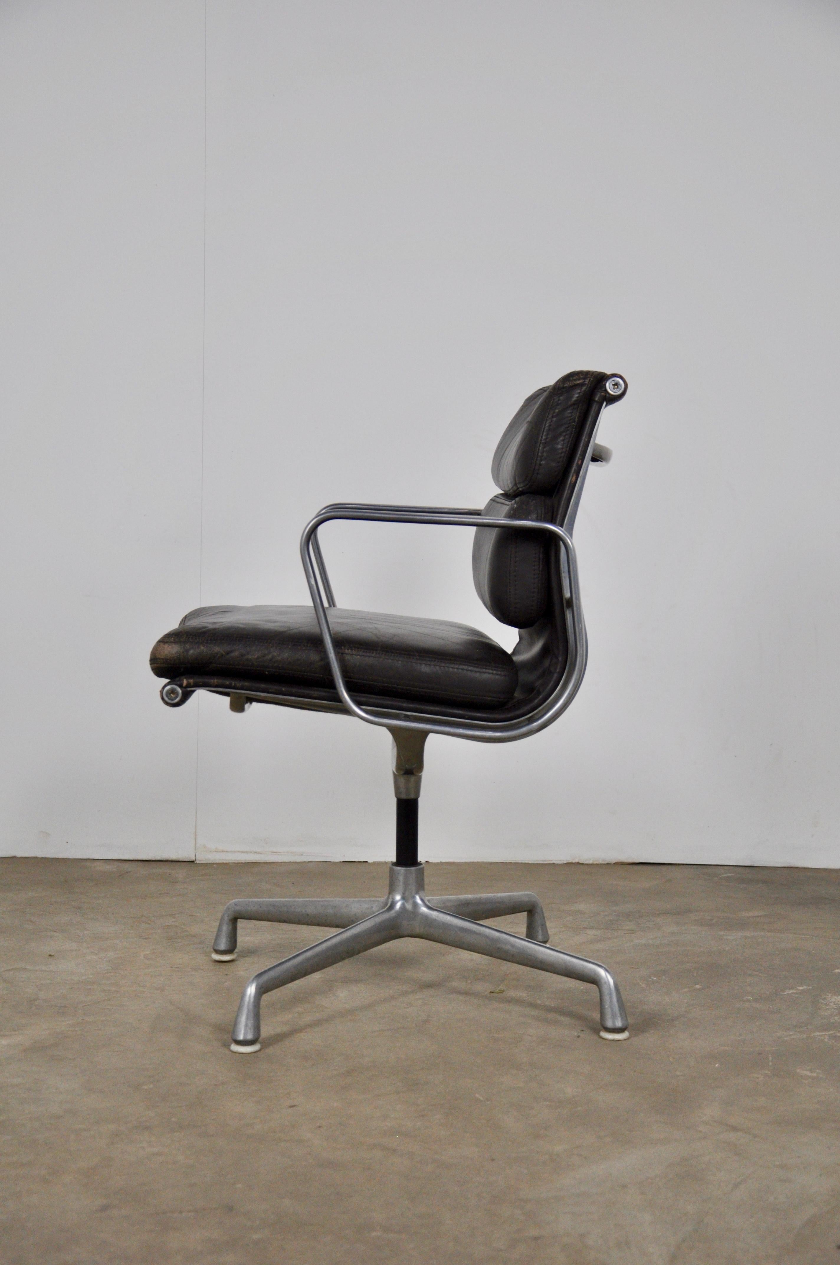 Late 20th Century EA 208 Soft Pad Chair by Charles & Ray Eames for Herman Miller, 1970s