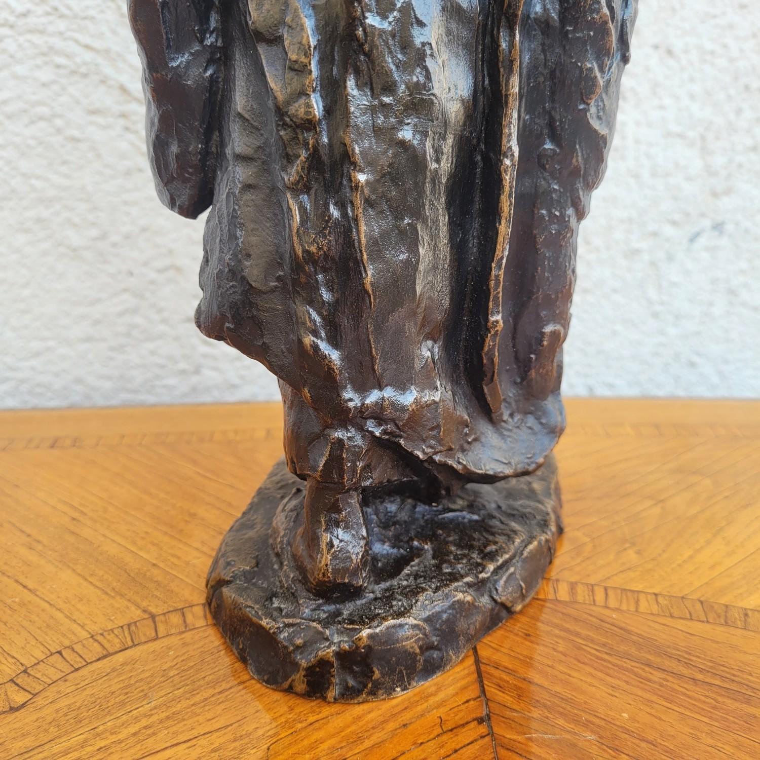 Ea Leroy, camerunés, escultura orientalista de bronce, principios del siglo XX en venta 5
