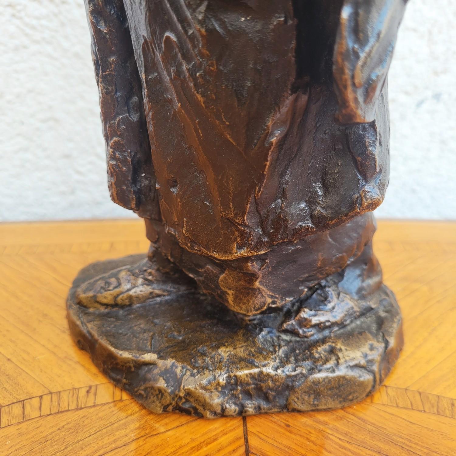 Ea Leroy, camerunés, escultura orientalista de bronce, principios del siglo XX en venta 7
