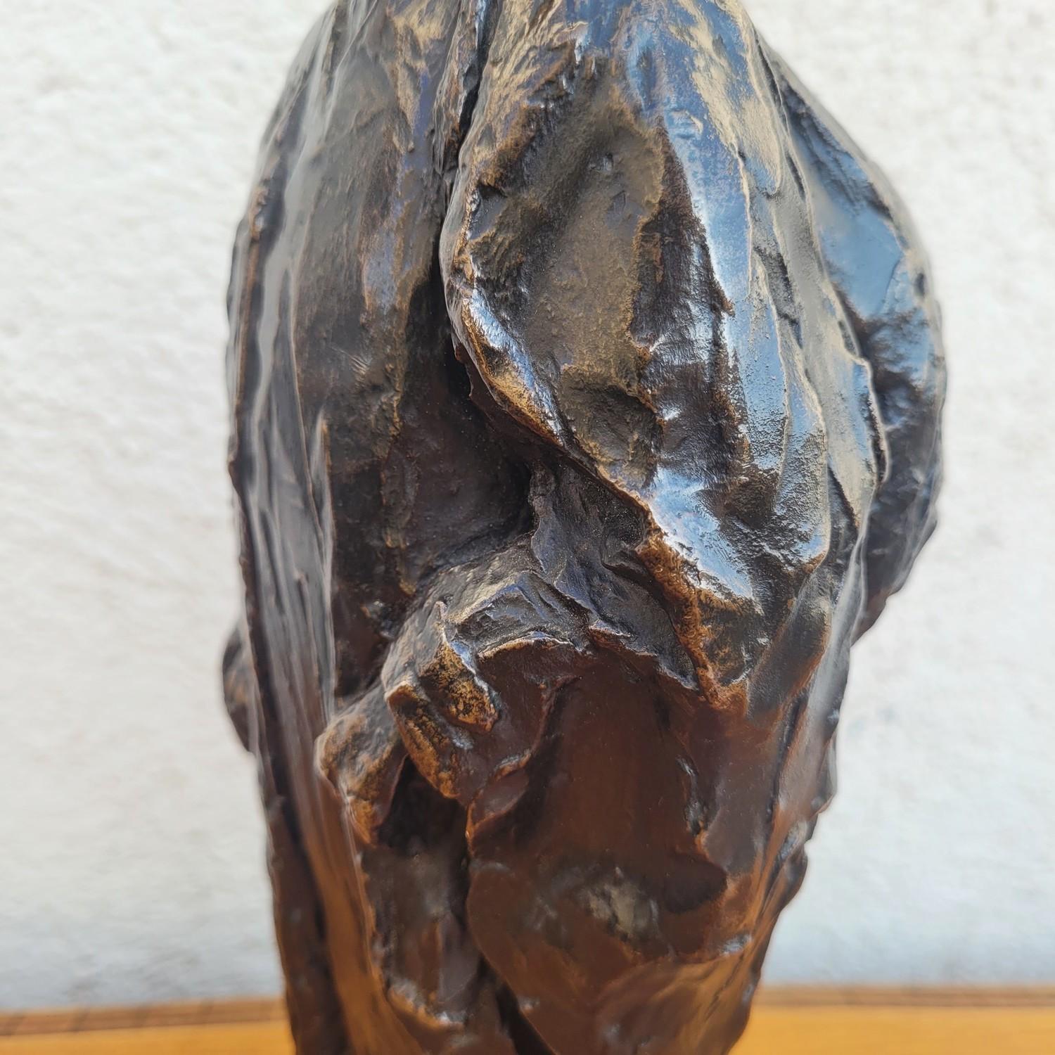 Ea Leroy, camerunés, escultura orientalista de bronce, principios del siglo XX en venta 8